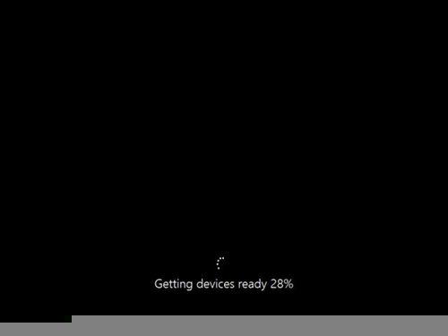 Windows 8.1安装截图：正在准备新系统