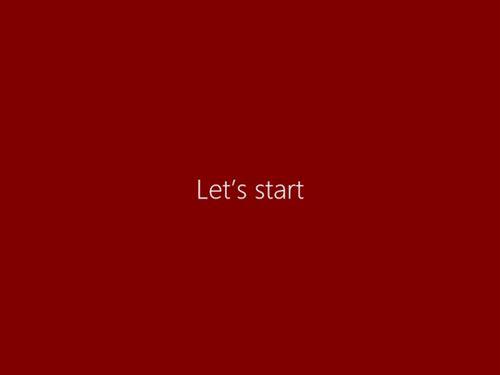 Windows 8.1安装截图：开始吧！