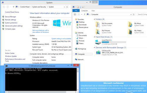 Windows 8.1 Build 9374：第3个泄漏版现身