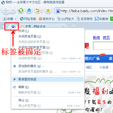 图6 标签被固定