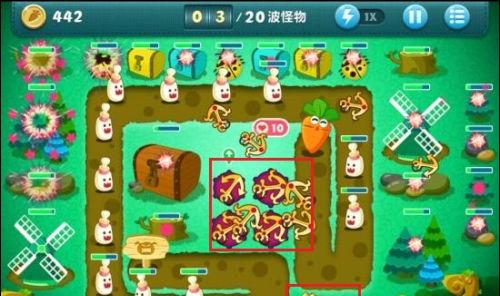 图04 《保卫萝卜》挑战主题第19关