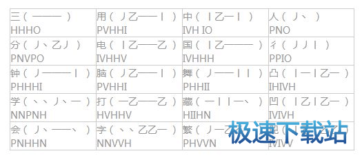 图：笔画输入