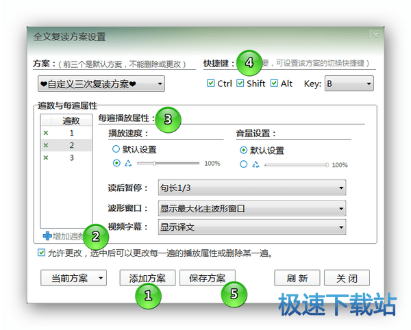 图：全文复读方案