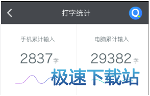 图：打字统计
