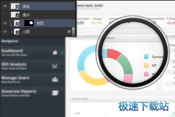 图：放大镜动画