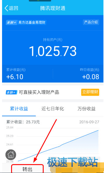 图：理财通提现