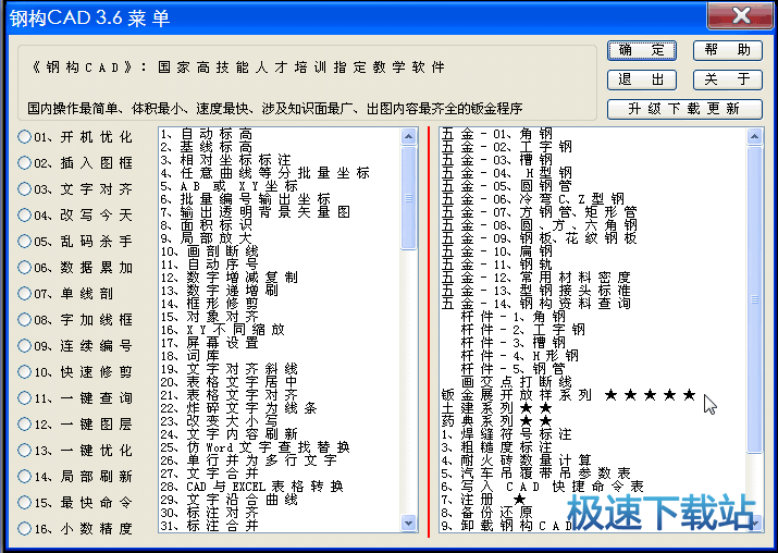 图：详细的帮助