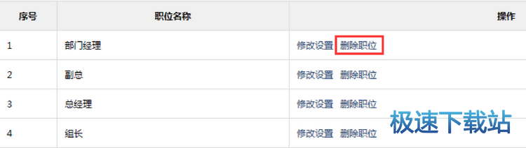 图：删除职位