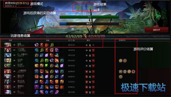 图：战斗结算勋章