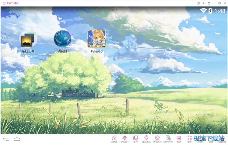 图：用电脑玩日服FGO