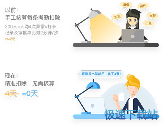 考勤报表自动计算