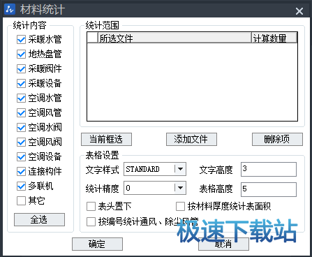 图：材料统计