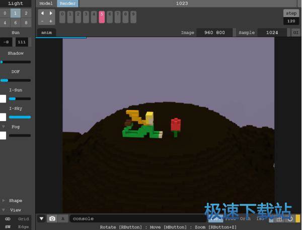 图：MagicaVoxel使用教程