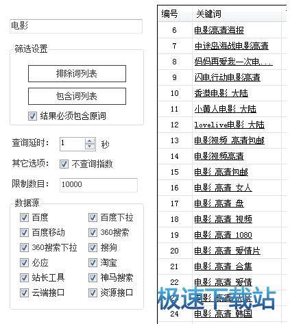 图：熊猫关键词工具使用教程