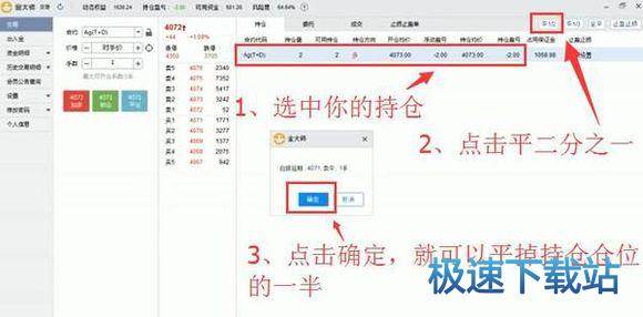 图：平仓操作
