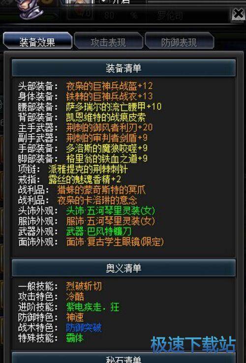 图：双刀加点配装