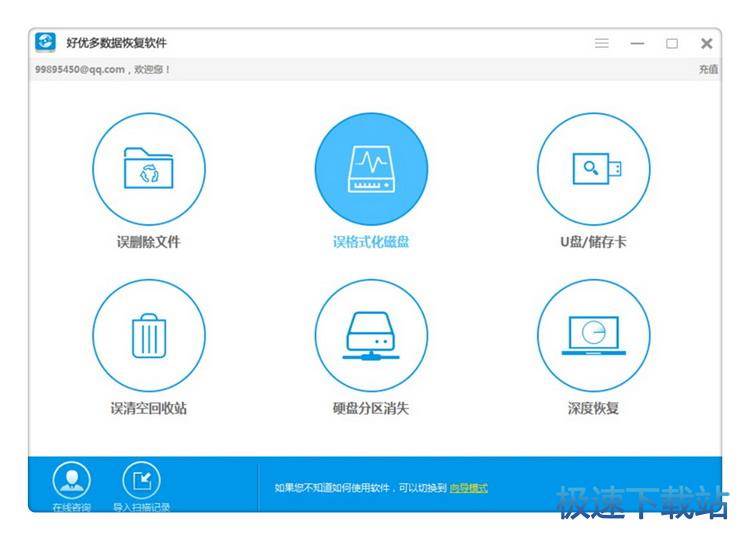 图：恢复误格式化数据