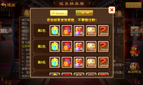 图：派系活动