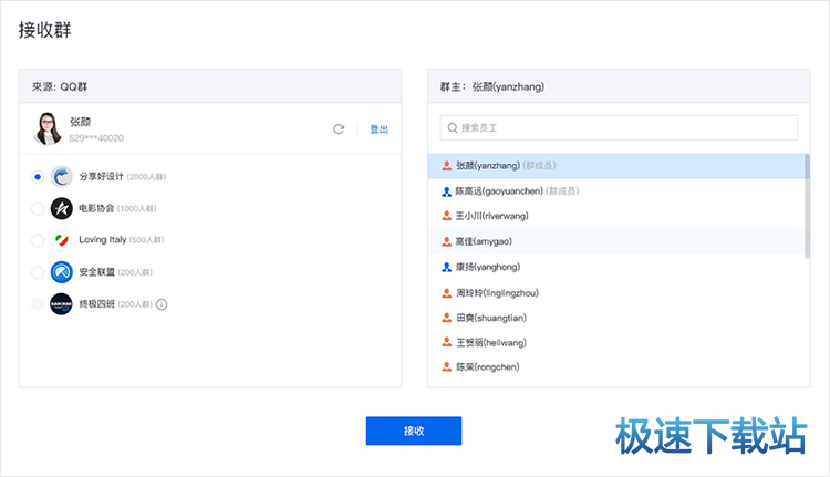 图：接受群