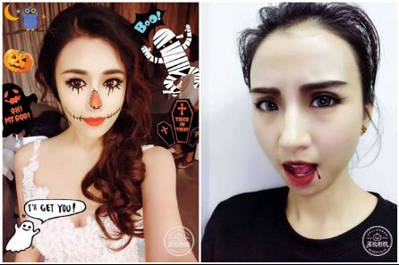 图：万圣节妆