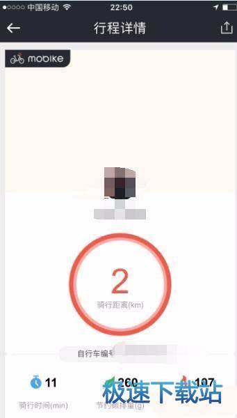 图：骑行纪录