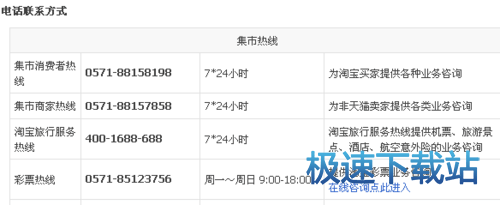 图：投诉电话