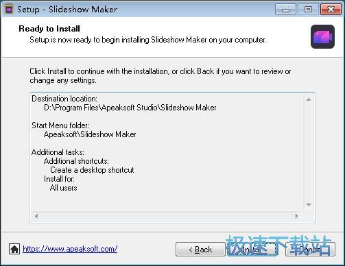 图：Apeaksoft Slideshow Maker安装教程