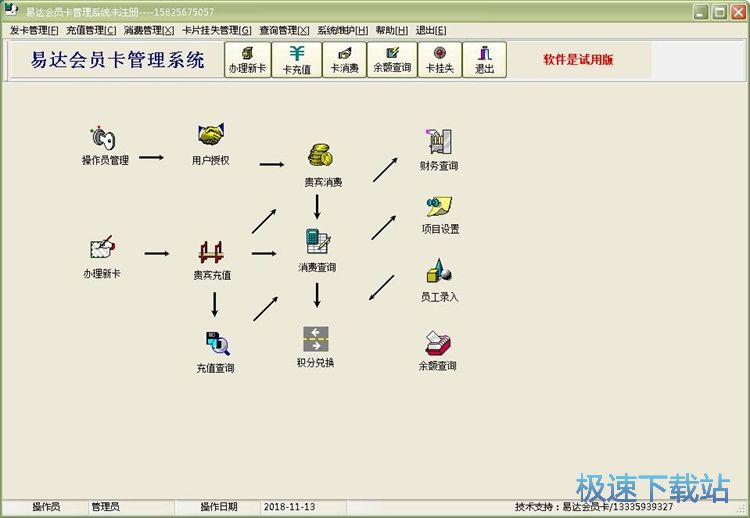 图：添加会员消费记录教程
