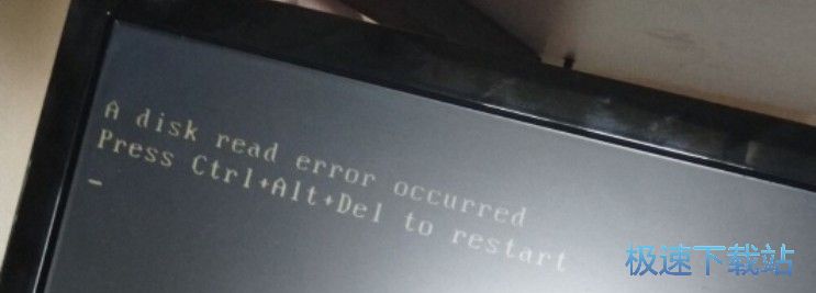 图：A disk read error occurred