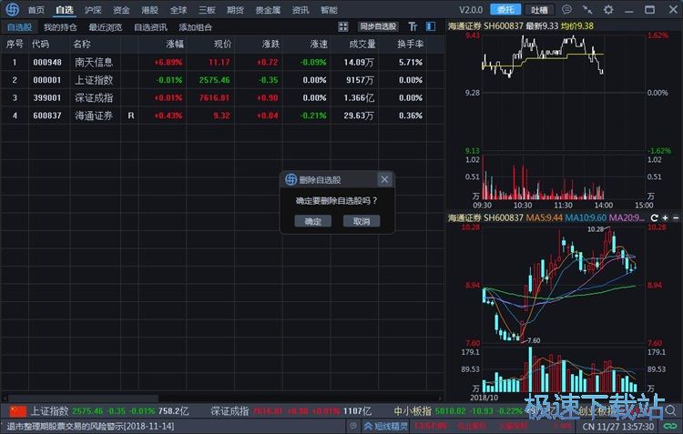 图：管理自选股教程