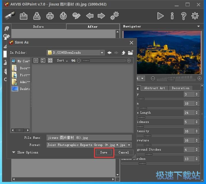 图：添加油画效果教程