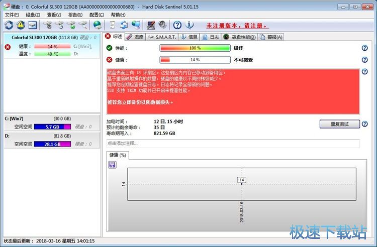 图：查看分区信息/硬盘测试教程