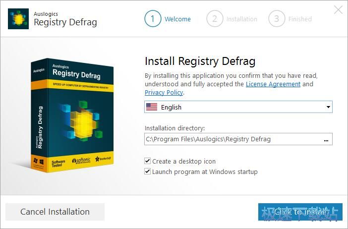 Registry Defrag安装教程
