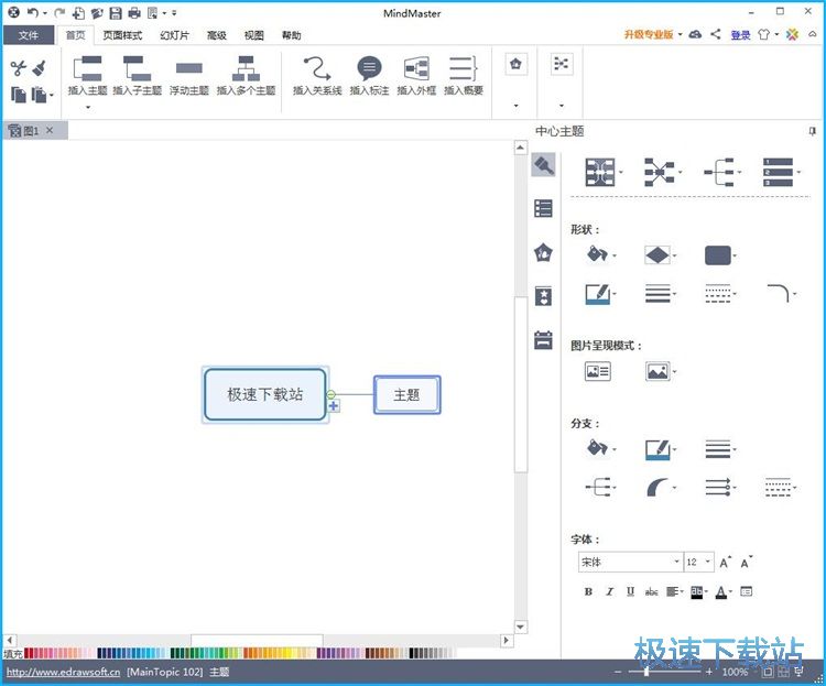 图：模板编辑思维导图教程