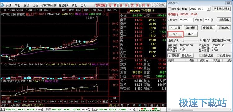 图：模拟股票交易教程