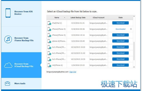 图：三种恢复方法