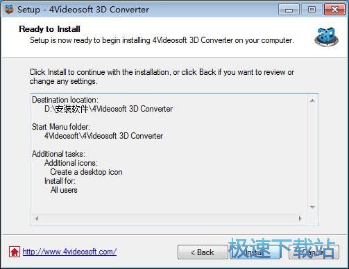 图：4Videosoft 3D Converter安装教程