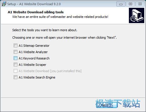 图：A1 Website Download安装教程