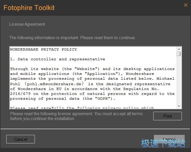 Wondershare Fotophire Toolkit安装教程