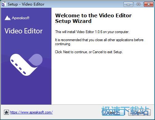 图：Apeaksoft Video Editor安装教程