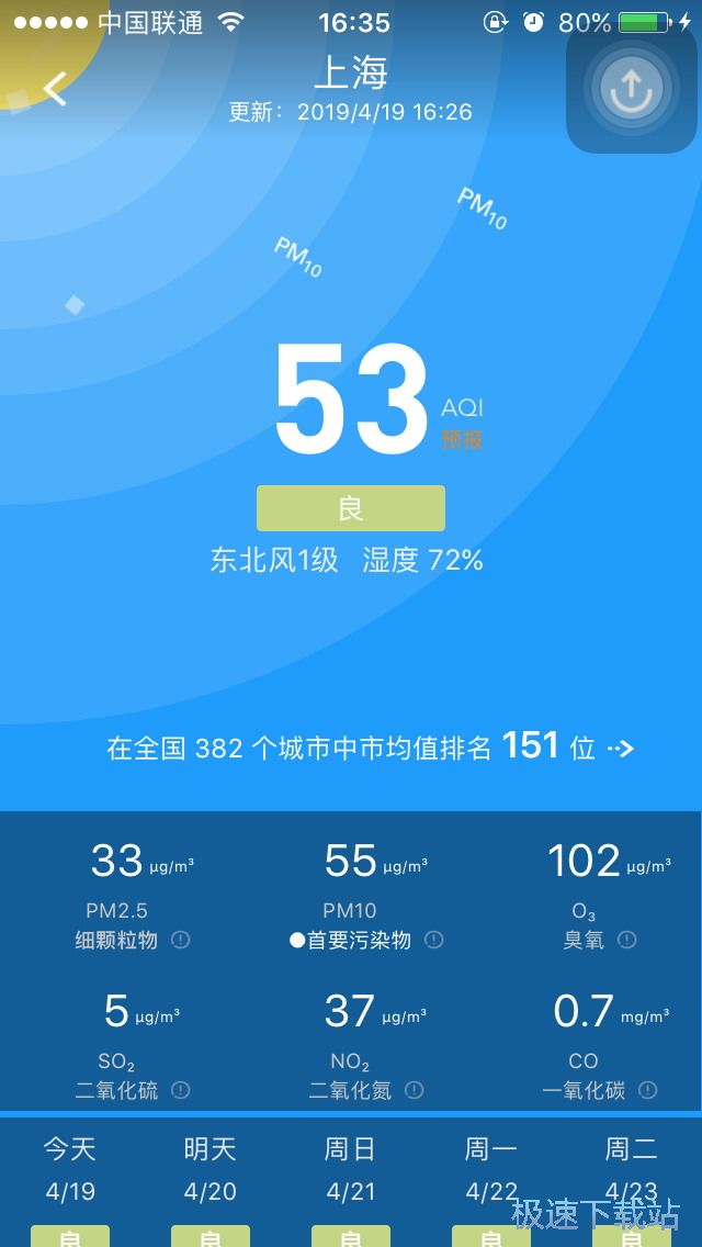 图：全国天气