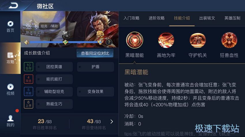 图：张飞辅助思路