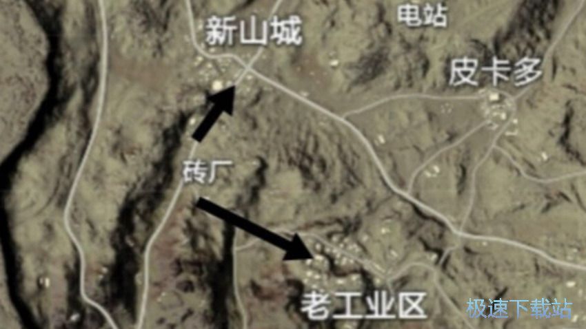 图：沙漠地图落地资源点