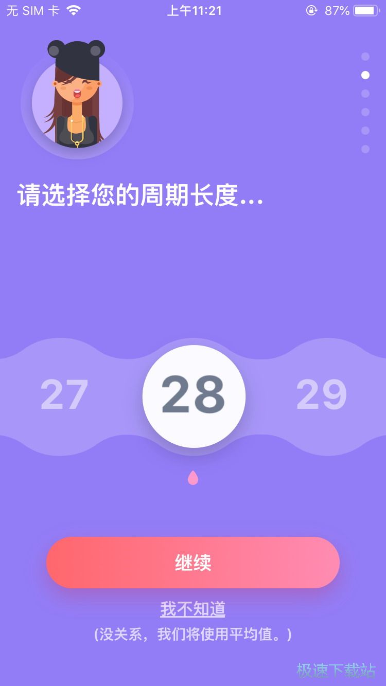 图：月经周期日历