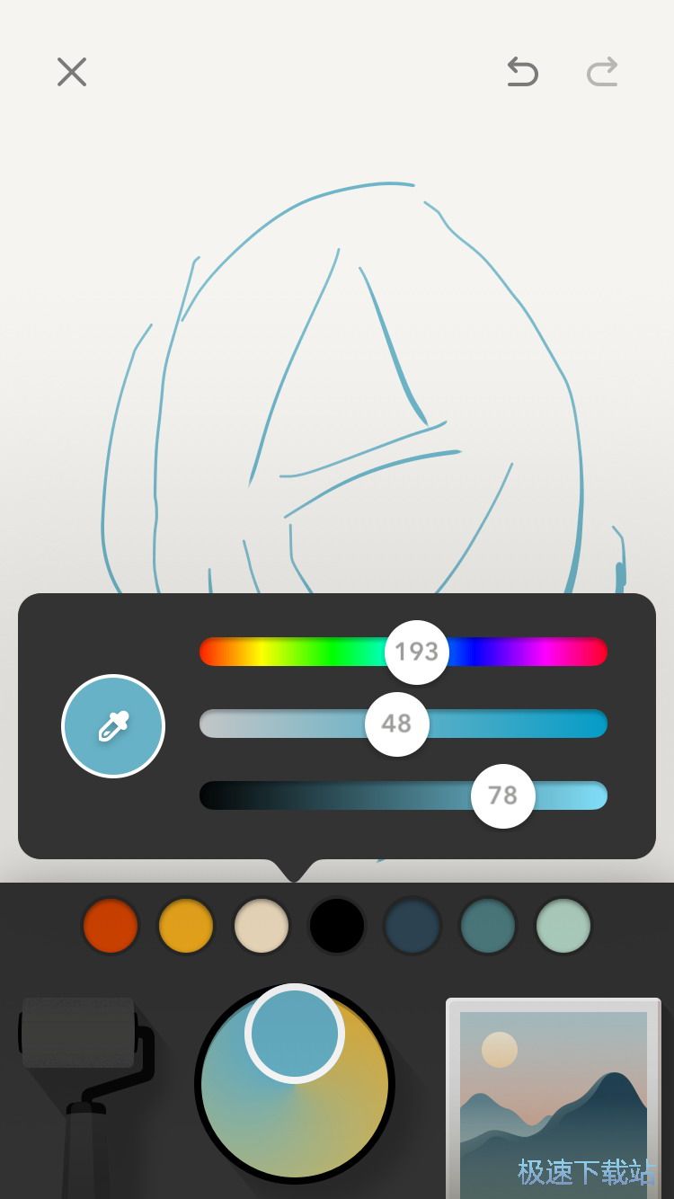 图：素描草稿图